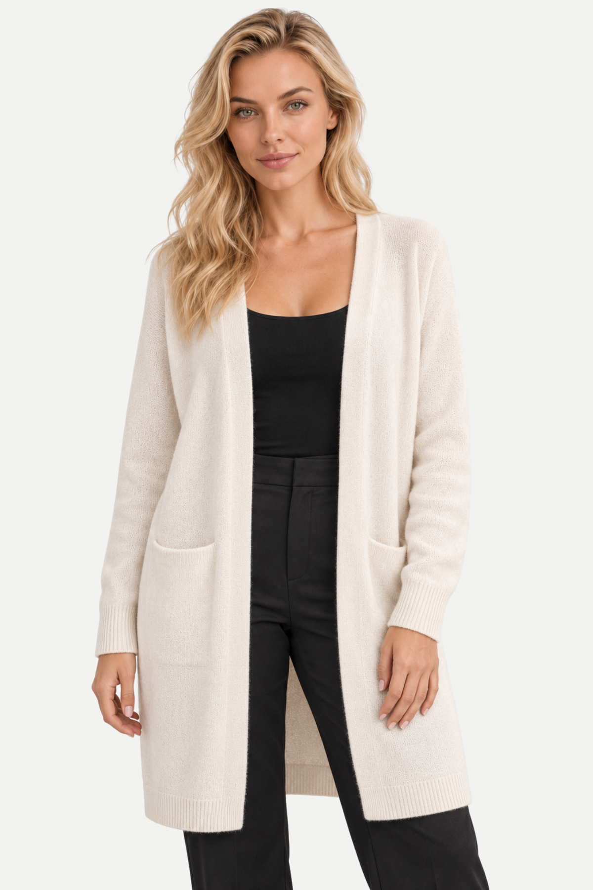 Lysandra | V-Neck Long Sleeve Knitted Cardigan