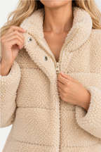 Xylara | Short Padded Jacket with Stand Collar