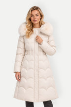 Margaux | Fur Collar Long Puffer Jacket