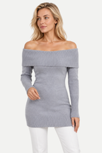 Evadne | Off-Shoulder Knit Sweater