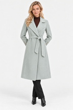 Marivelle | Belted Piped Long Coat