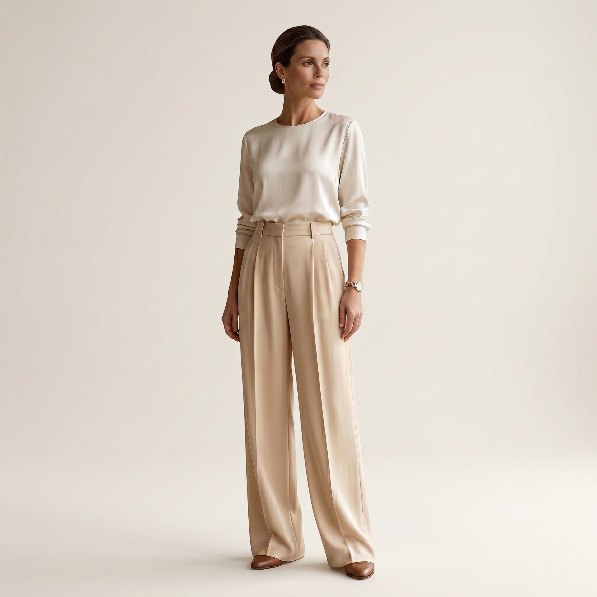 Norielle Women’s Luxury Casual Straight Leg Pants