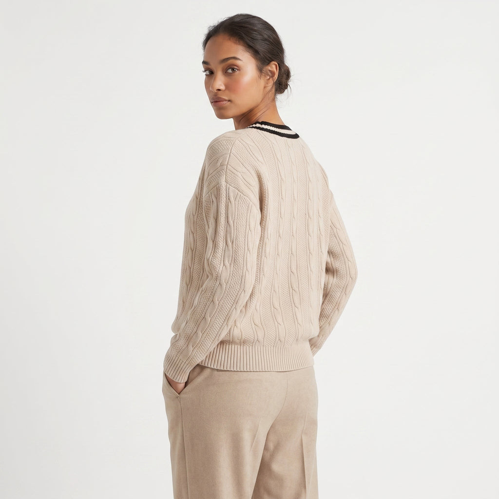 Norielle Women’s Acrylic V-Neck Pullover Classic Fit