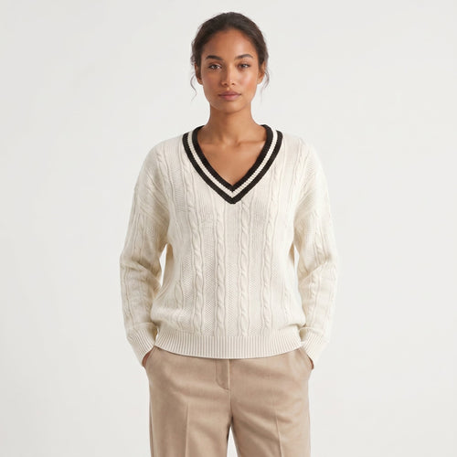Norielle Women’s Acrylic V-Neck Pullover Classic Fit