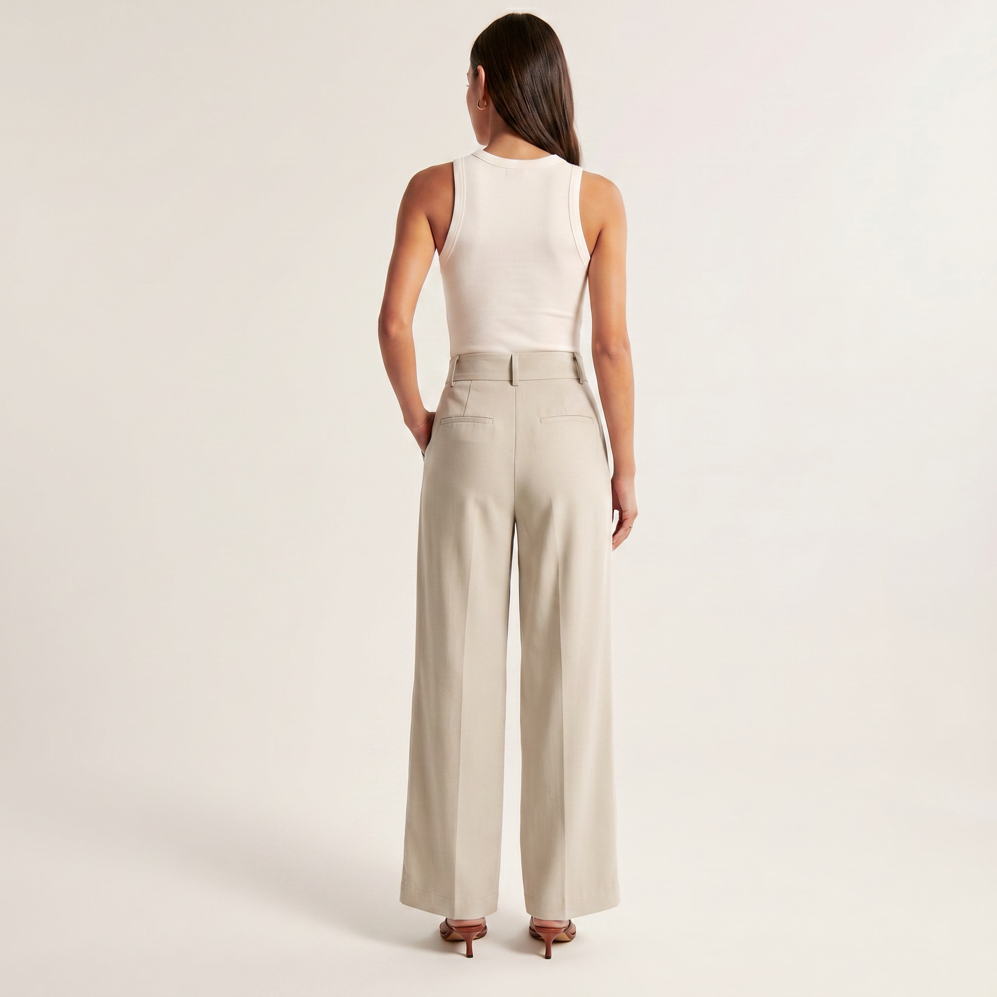 Norielle Women’s Classic Wide Leg Pocket Trousers