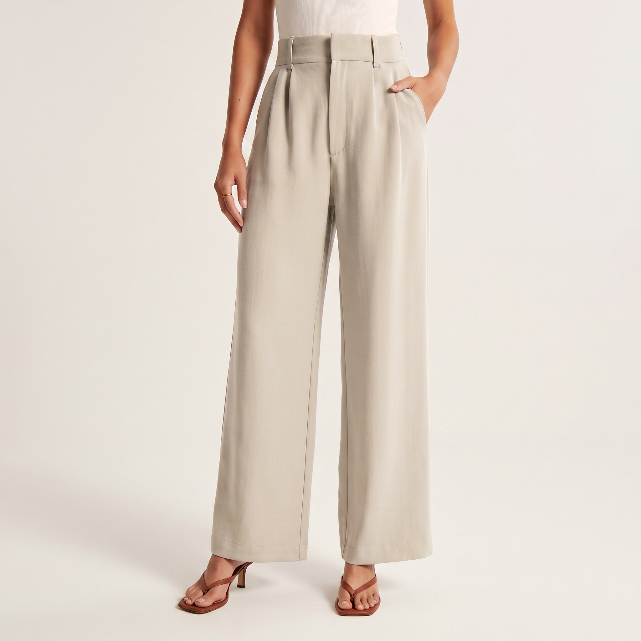 Norielle Women’s Classic Wide Leg Pocket Trousers