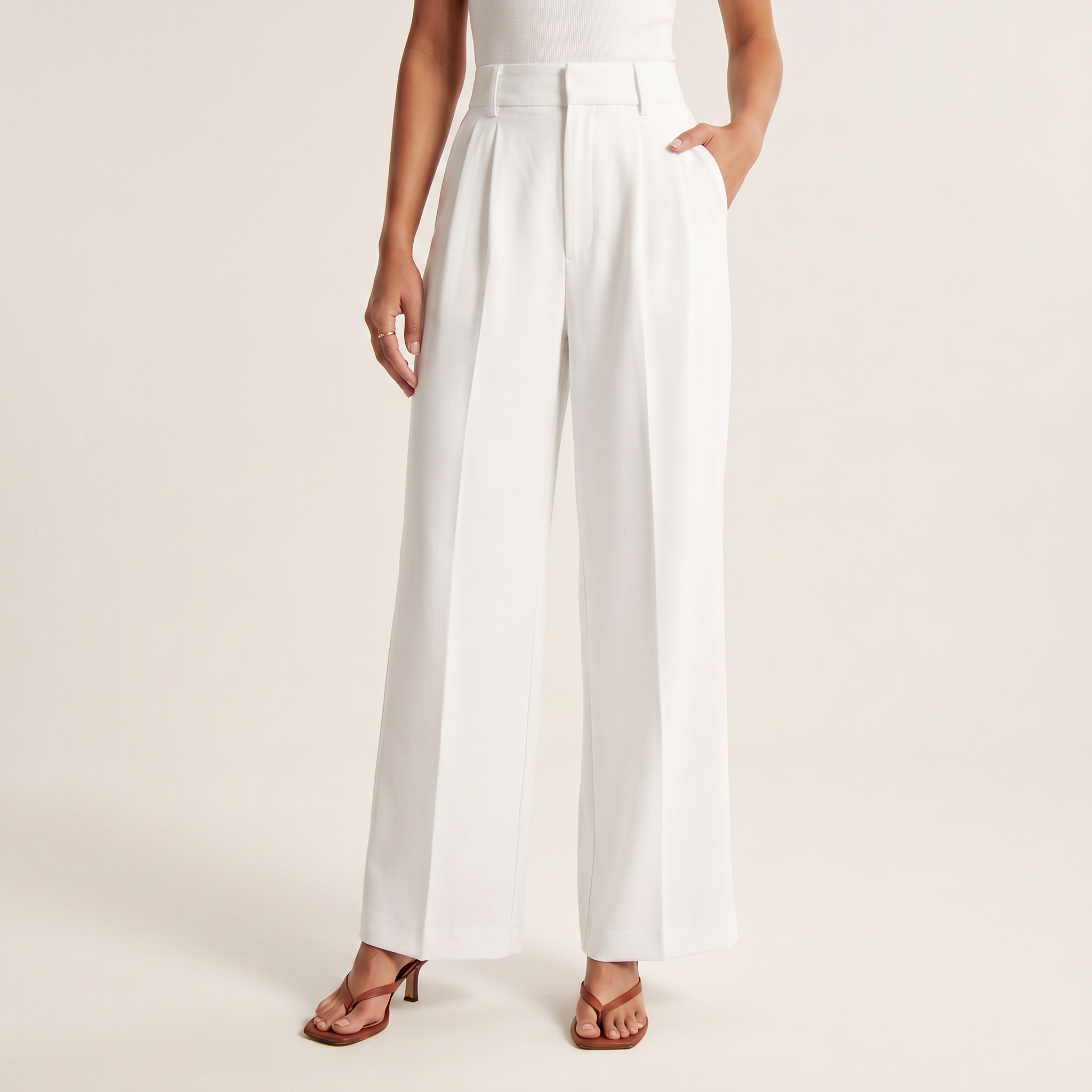 Norielle Women’s Classic Wide Leg Pocket Trousers