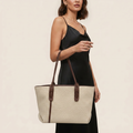 Norrielle Women’s Retro Woven Shoulder Tote Soft Leather