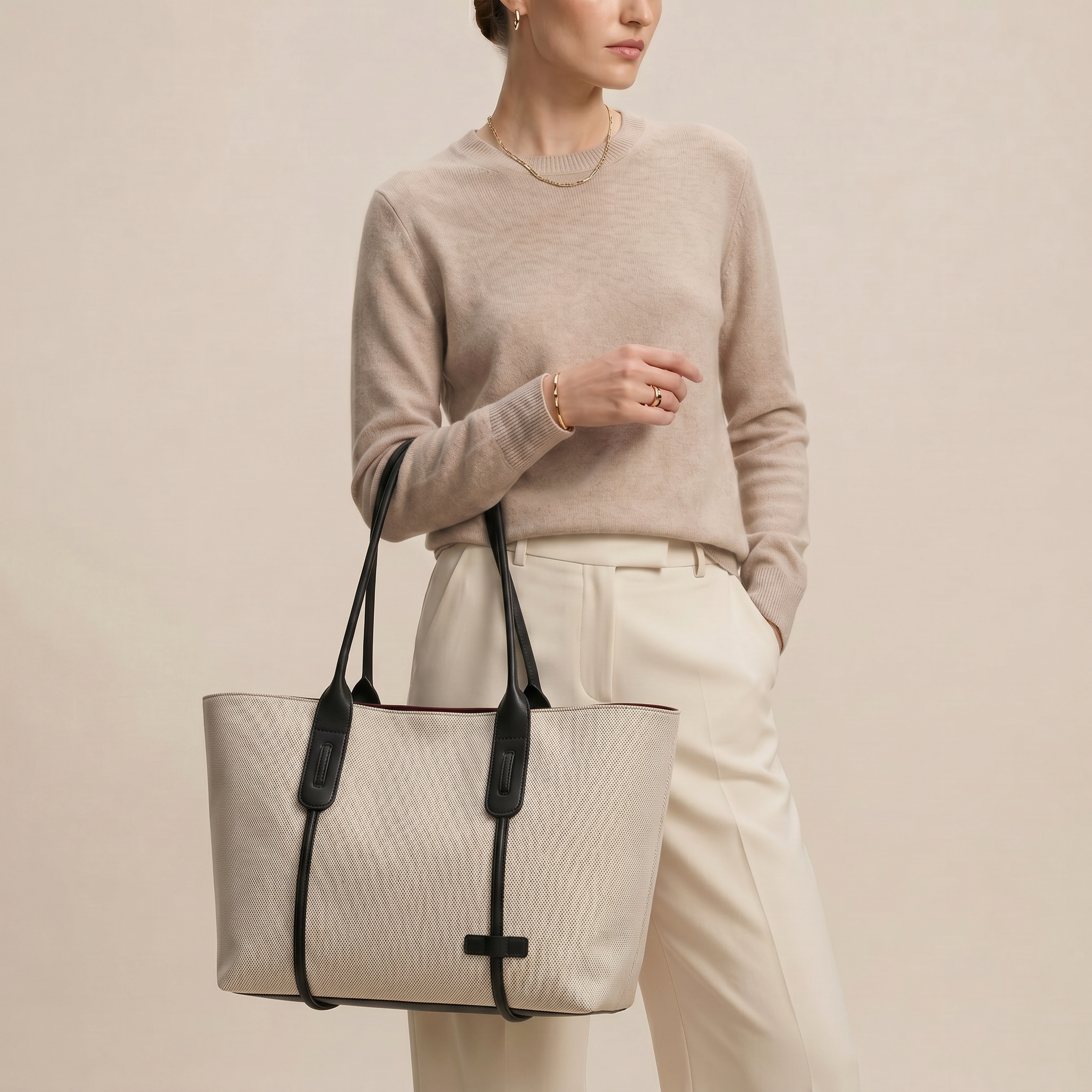 Norrielle Women’s Large Capacity Shoulder Tote Minimalist Bag