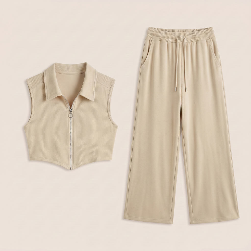 Norrielle Women’s Sleeveless Vest and Pants Summer Set