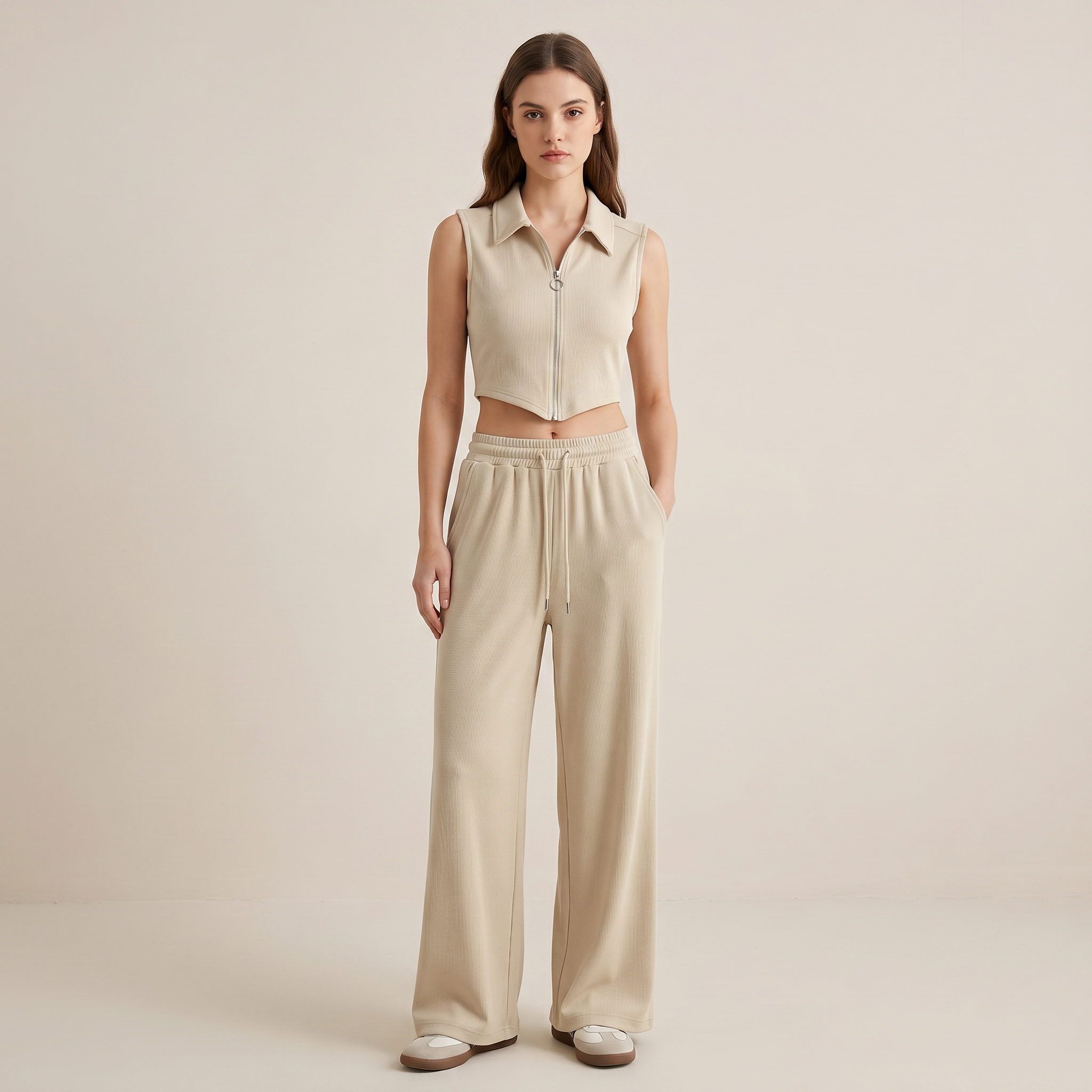 Norrielle Women’s Sleeveless Vest and Pants Summer Set