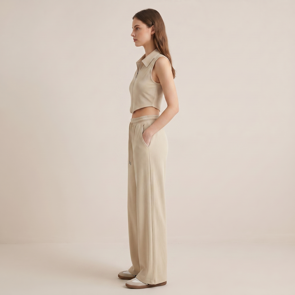 Norrielle Women’s Sleeveless Vest and Pants Summer Set