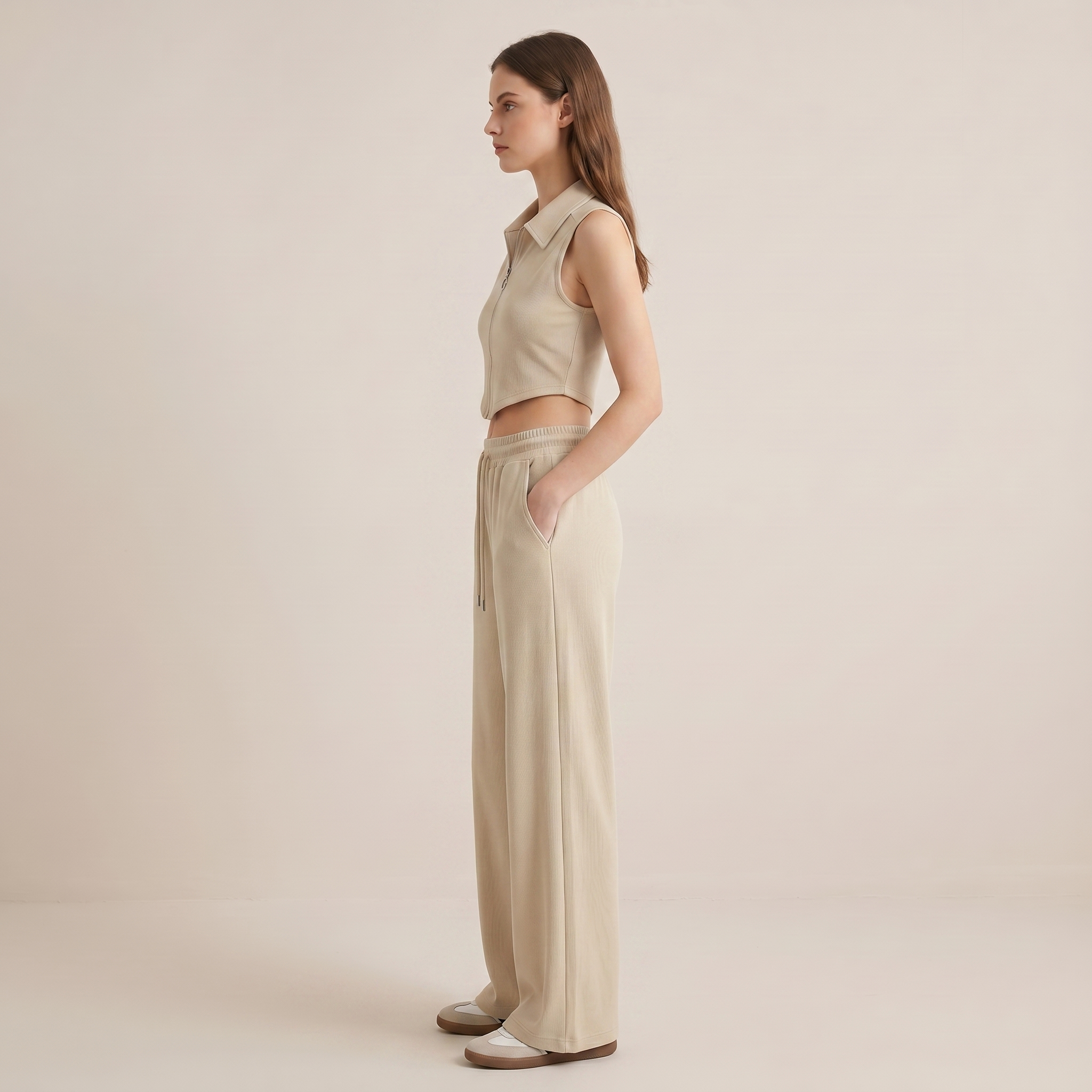 Norrielle Women’s Sleeveless Vest and Pants Summer Set