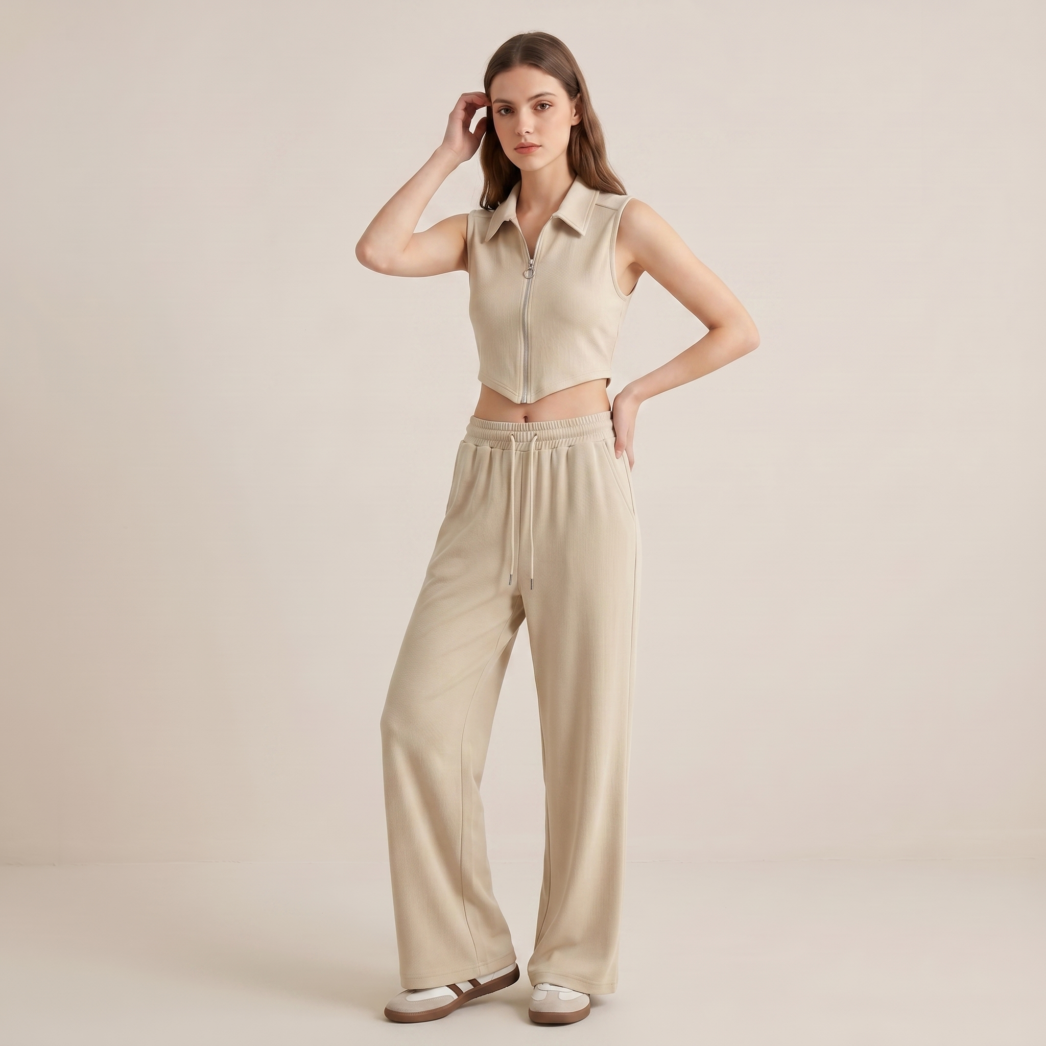 Norrielle Women’s Sleeveless Vest and Pants Summer Set