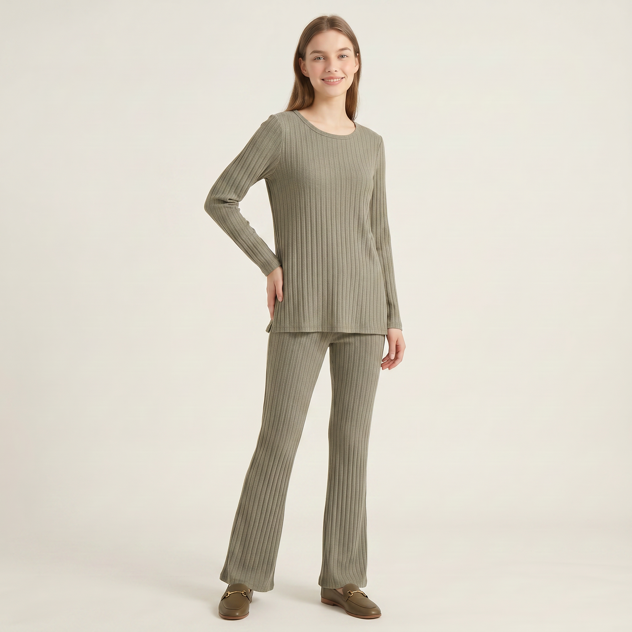 Norrielle Women’s Elegant Matching Top and Pants Outfit