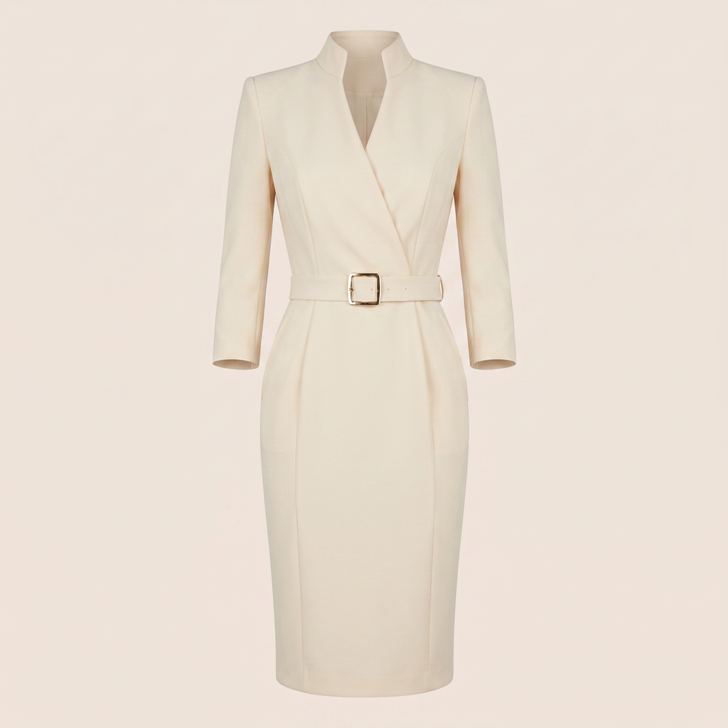 Norrielle Women’s Long Sleeve Commuter Dress Elegant Style