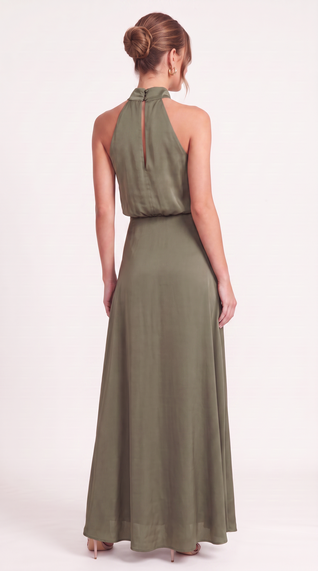 Élodie | Halter Neck Maxi Dress