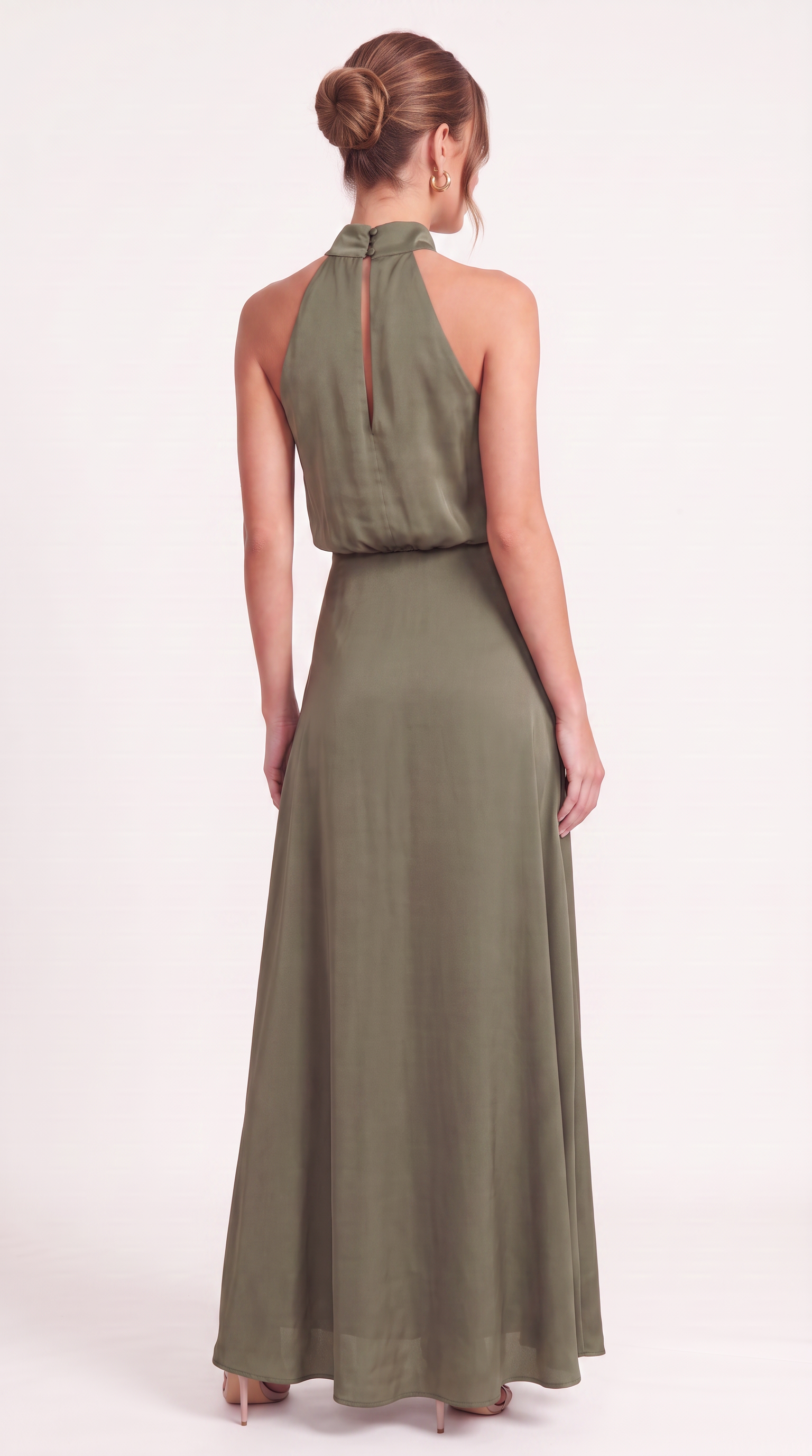 Élodie | Halter Neck Maxi Dress