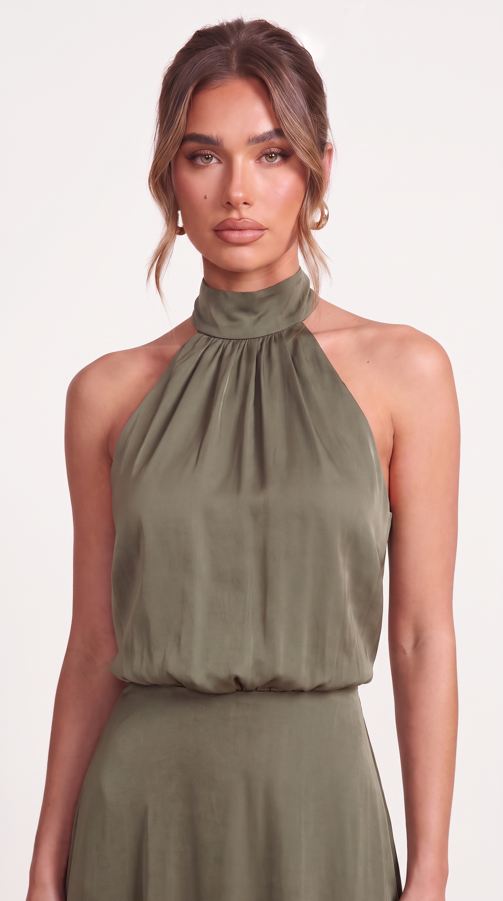 Élodie | Halter Neck Maxi Dress