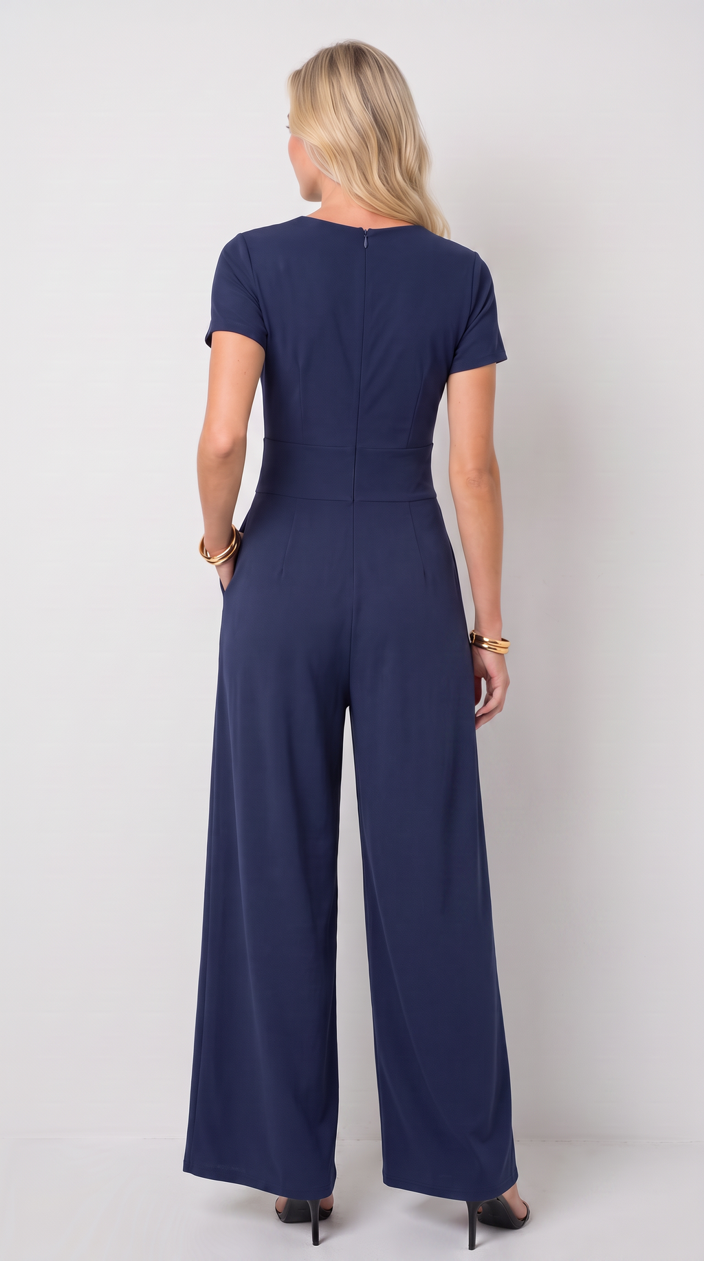 Madeleine | Pleated Wide Leg Jumpsuit