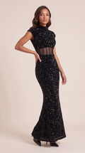 Aurevique | Sequin Evening Maxi Dress