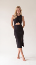 Velmora | Cut-Out Bodycon Maxi Dress