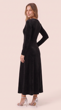 Veloura | Velvet Evening Maxi Dress
