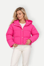 Freya | Women's Hooded Cropped Puffer Jacket