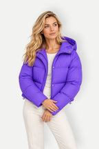 Freya | Women's Hooded Cropped Puffer Jacket