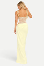 Camille | Lace Bodice Maxi Dress
