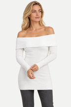Evadne | Off-Shoulder Knit Sweater